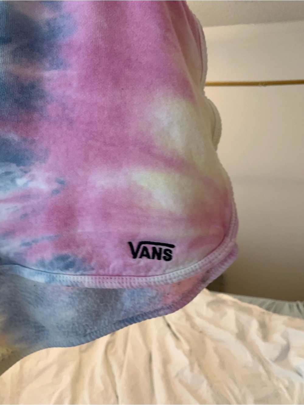 Vans Tie-Dye Athletic Lounge Shorts - Pink, Blue, Yellow - Picture 2 of 5